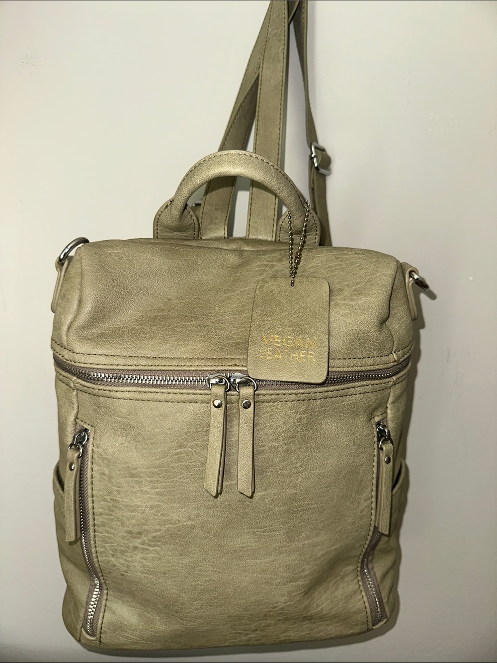 Miztique Sienna Utilitarian Shoulder Backpack Purse